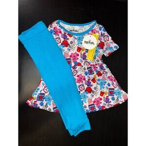 Serial Bamboo Thrifter Happy Pups Peplum Set 5/6 T NWT